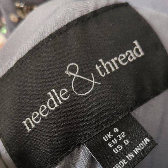 Needle & Thread Blue Embellished Maxi Dress - Picture 8 of 8